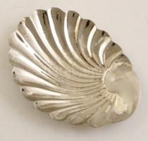 Ezüst(Ag) kagylótálka, jelzett, 9×6,8 cm, nettó: 20 g
