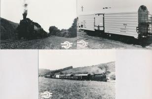 5 db MODERN MÁV Magyar Államvasutak vasúti motívum fotólap; mozdonyok, vagonok / 5 MODERN Hungarian State Railways motive photo postcards: Hungarian locomotives