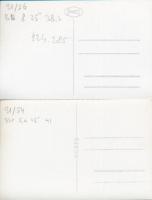 5 db MODERN MÁV Magyar Államvasutak vasúti motívum fotólap; mozdonyok, vagonok / 5 MODERN Hungarian ...