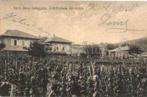1932 Ábrahámhegy, Szent Imre kollégium üdülőtelepe, szőlőskert. Kálmán fényképész kiadása