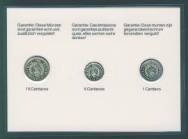 Guatemala 1994. 1c, 5c, 10c szettben, ismertetővel T:BU