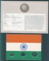 India 1988-95. 10P, 25P, 50P szettben, ismertetővel T:BU