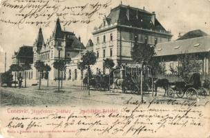 1903 Temesvár, Timisoara; Józsefvárosi Indóház, vasútállomás / Josefstädter Bahnhof / Iosefin railway station (EB)