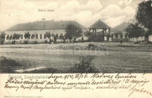 1914 Szapáryfalva, Tipari; állami iskola, kiadja Naschitz László fényképész / school (EM)