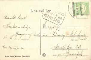 1908 Csízfürdő, Cíz Kúpele; Hermin-lak, kiadja Szűcs Simon / villa (EK)