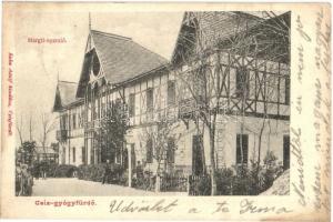 1906 Csíz-gyógyfürdő, Cíz Kúpele; Margit nyaraló, Kohn Adolf kiadása / villa