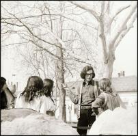 1974 A "Segesvár" című forgatása Vácon, rendezte: Lányi András, 9 db fotónegatív, 6×6 cm