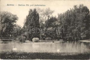 Bethlen, Beclean; Bethlen Pál gróf park / castle park (EK)