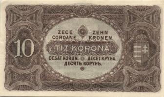 1920. 10K szerb ellenbélyeggel, némabélyegzővel! Játék?! Hamis?! T:I- alul pici perepedés