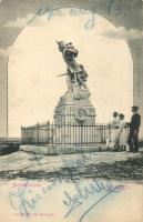 Isaszeg, Honvéd-szobor, az 1849-es isaszegi győzelmes csatában elesett hős honvédek emlékének. Divald Károly