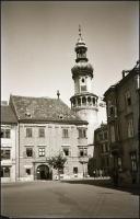 Sopron belváros, 3 db fotónegatív, 6×9 cm