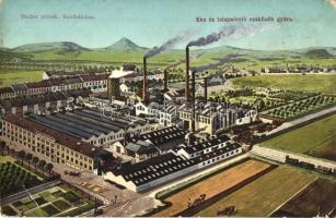 Roudnice nad Labem, Raudnitz; Bächer eke és talajművelő eszközök gyára / Rudolf Bächers plow tillage equipment factory (EK)