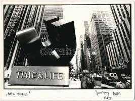 1983 Jankovszky György(1946-): New York, feliratozva, aláírt, pecséttel jelzett, 18×24 cm