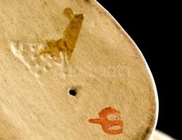 Kerámia galamb, mázas kerámia, jelzett, m:9 cm