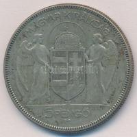 1930. 5P Ag "Horthy jobbra" T:3
Adamo P8