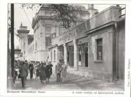 Budapest XIV. Budapesti Nemzetközi Vásár irodája az Iparcsarnok mellett. Foto Balogh