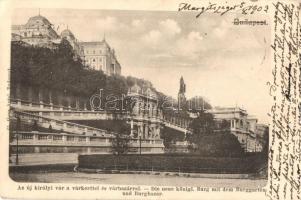 1903 Budapest I. Királyi vár, várkert és várbazár. Ganz Antal 65. (EK)