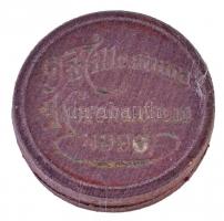 1896KB 1K Ag "Millenium" eredeti, bordó "Milleniumi Koronaérem - 1896" díszdoboz...