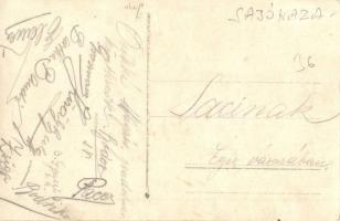 Sajókaza, Világháborús emlékmű, hősök szobra. photo (EK)