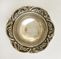 Ezüst (Ag.) fűszertartó,  jelzett, mesterjeggyel, m:4 cm, d:7,5 cm, nettó:57 g