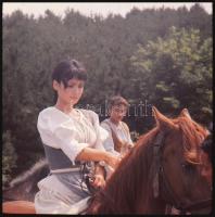 3 db diapozitív: A kőszívű ember fiai, Fekete város, törökfejes kopja, feliratozva, különböző méretb...