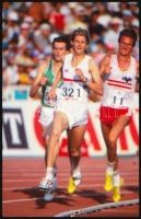 6 db sportolókról készült diapozitív, Balczó, Gedó, Gyarmati Andrea, stb., feliratozva, különböző mé...