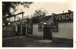 Budapest VIII. Kerepesi út 7. Pesti Gödör, Szigyártó Lajos vendéglője, étterem a Keleti pályaudvar mellett (EK)