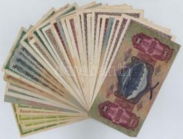 38db-os vegyes magyar pengő és adópengő bankjegy tétel T:III,III-
