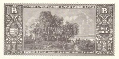 1946. 1000.000B.-pengő piros "100 éves a Szigetváti Takarékpénztár...1969" fny-sal T:I