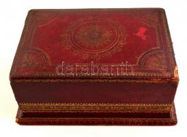 Régi cigarettatartó doboz, 24 férőhellyel, kissé kopottas, 14×10×6,5 cm