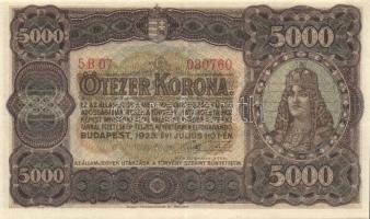 1923. 5000K "M.P.Ny." T:II+