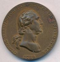 Amerikai Egyesült Államok DN George Washington Br modern emlékérem (33mm) T:2 USA ND George Washington Br modern commemorative medal (33mm) C:XF