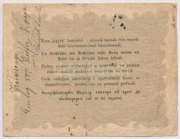 1848. 10Ft "Kossuth Bankó" T:III 
Adamo G111