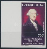 G. Washington vágott ívszéli bélyeg, G. Washington imperforate margin set