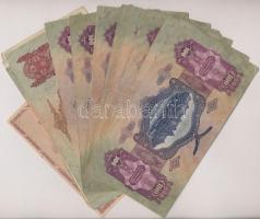 Vegyes: 23db-os pengő bankjegy tétel, közte 1930. 20P T:III,III-