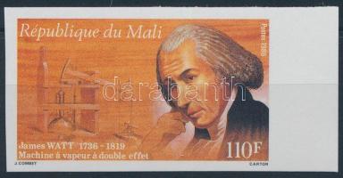 J. Watt vágott ívszéli bélyeg, J. Watt imperforate margin stamp