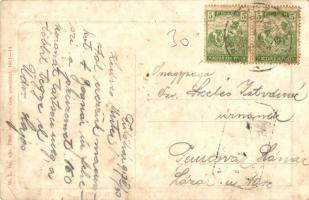 Boksánbánya, Németbogsán, Bocsa; Vertopia bányai tó. W. L. Bp. 120. / Vertopia Eisenwerk Teich / lak...