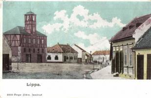 Lippa, Lipova; utcakép, üzlet. Kiadja Gregor Fischer 10101. / street view, shops (EB)