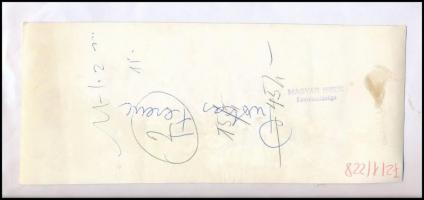 cca 1970 Puskás Ferenc a Panathinaikósz edzőjeként, sajtófotó, Magyar Hírek szerkesztősége, hátoldal...