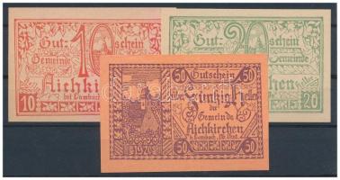 Ausztria 1920. 6db klf szükségpénz, közte Aichkirchen, Altenburg T:I,I-
Austria 1920. 6pcs of diff ...
