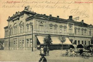 Gyulafehérvár, Karlsburg, Alba Iulia; Hungária szálloda. W.L. 3161. / hotel (ázott sarok / wet corner)