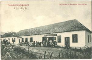 1911 Siménfalva, Simonesti; Ifjúsági Egylet Otthona, Fogyasztási és Érékesítő Szövetkezet üzlete és saját kiadása / Youth Association Home, cooperative shop (EK)