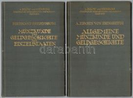 Dr. Ferdinand Friedensburg: Münzkunde und Geldgeschichte der Einzelstaaten - Des Mittelalters und der Neueren Zeit I-II. München-Berlin, R. Oldenburg, 1926.
