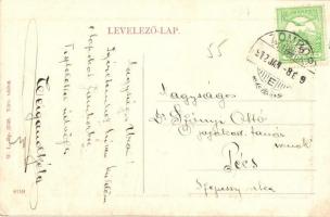 Zombor, Sombor; Szent György tér, Ortodox templom, Kovacsits Radivoj, Szuppek Gyula üzlete. W. L. Bp...