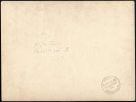 cca 1940 Ripka Ferenc (1871-1944) Budapest főpolgármestere és mások, feliratozott, pecséttel jelzett...