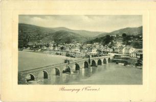 Visegrad, general view, bridge. W. L. Bp. 4857. (EK)