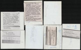 1964-1978 Vegyes témájú sajtófotók, Budapest, orvosi vizsgálat a csepeli gyárban, állami gazdaság gy...