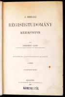 Szekrényi Lajos: A bibliai régiségtudomány kézikönyve. I-II. kötet. (Egyben.) Bp.,1896, Szerzői kiad...