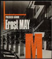 Preisich Gábor: Ernst May. Architektúra. Bp.,1983, Akadémia. Fekete-fehér fotókkal. Kiadói nylon-kötés, kiadói papír védőborítóban.