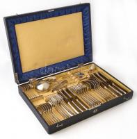 Berndorf alpakka evőeszköz készlet (47 db), eredeti dobozában, 35×50 cm